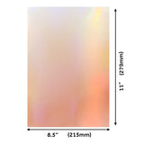 Craft Perfect Ombre Iridescent Mirror Cardstock 8.5"X11" Angel Fire