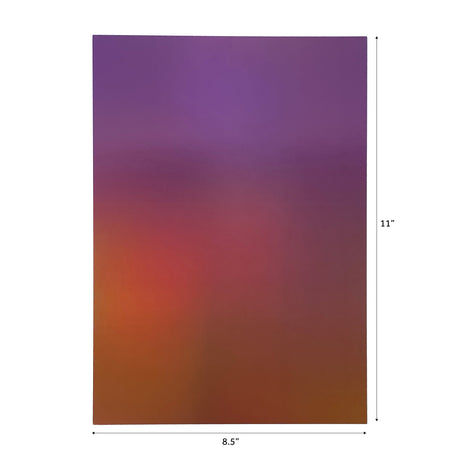 Craft Perfect Ombre Iridescent Mirror Cardstock 8.5"X11" Indian Summer