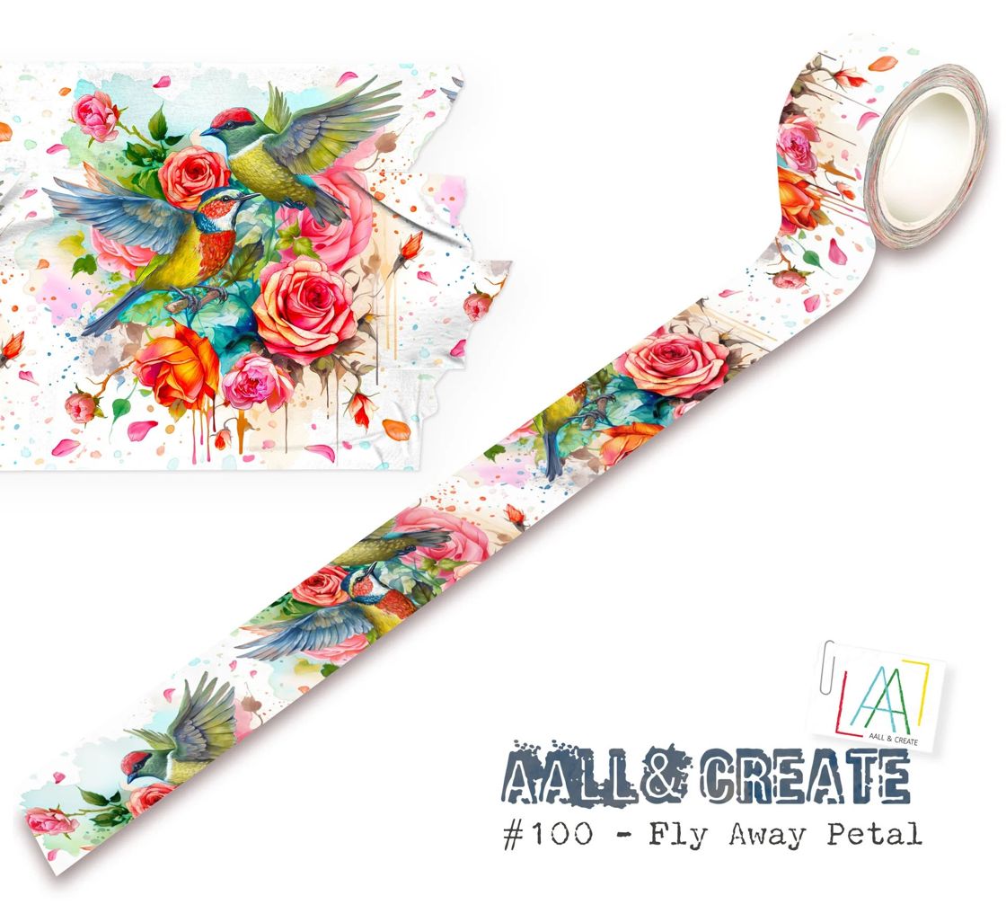 AALL And Create Layer-It-Up Washi Tape Fly Away Petal