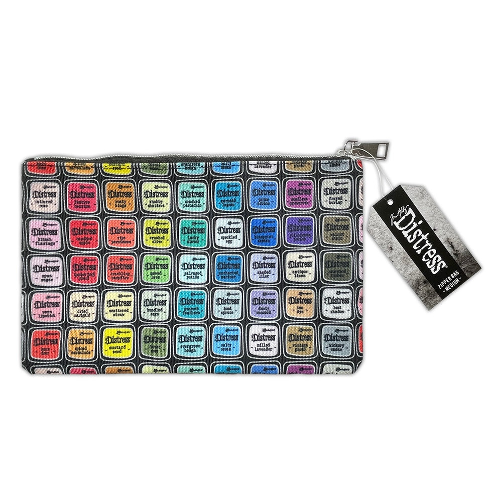 Tim Holtz Distress Zipper Bag Medium, 6"X10