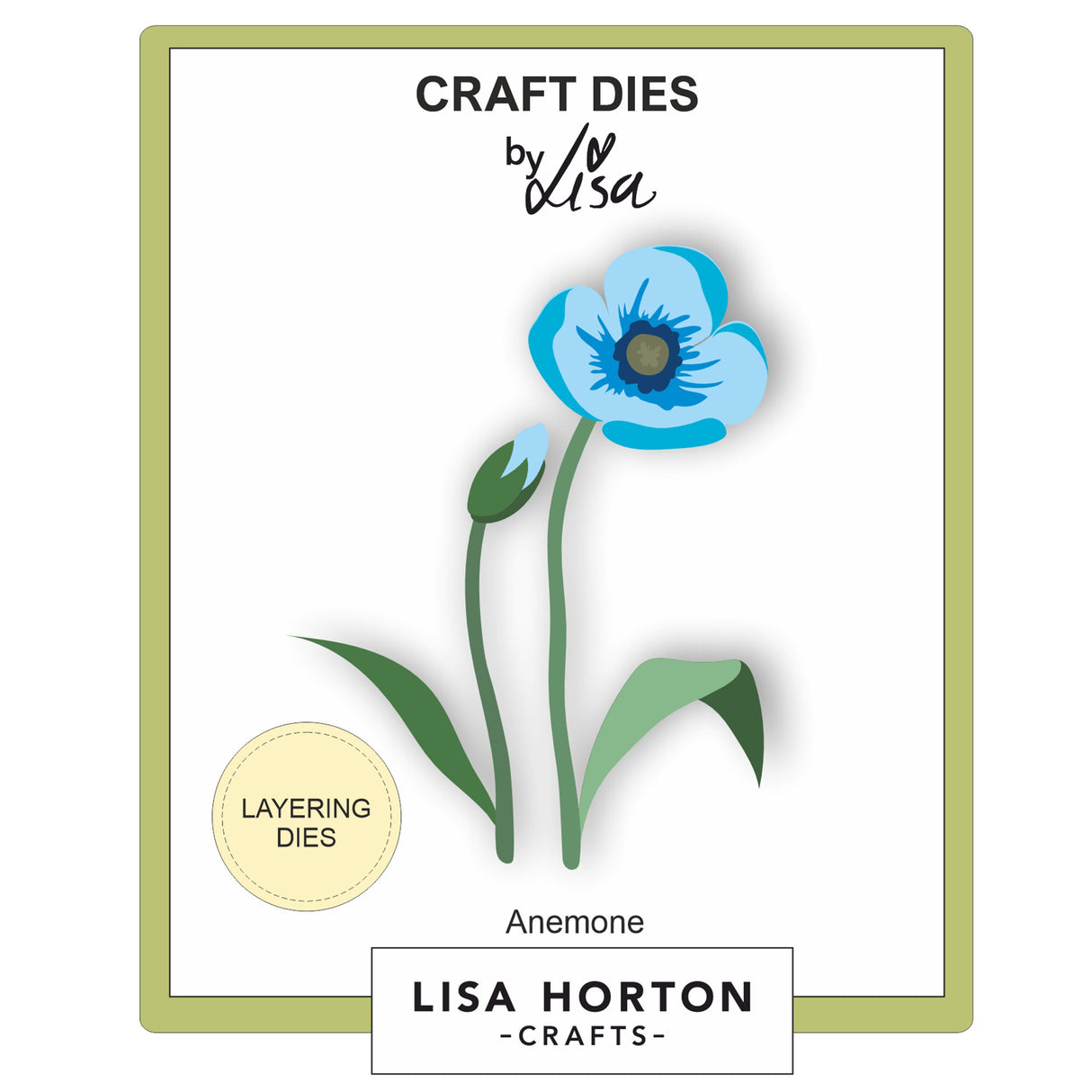 Lisa Horton Crafts Layering Dies Anemone