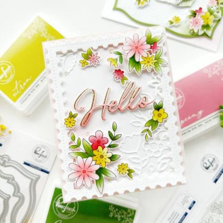 Pinkfresh Studio Cheerful Blossoms stamp