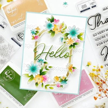 Pinkfresh Studio Basic Sentiments stamp