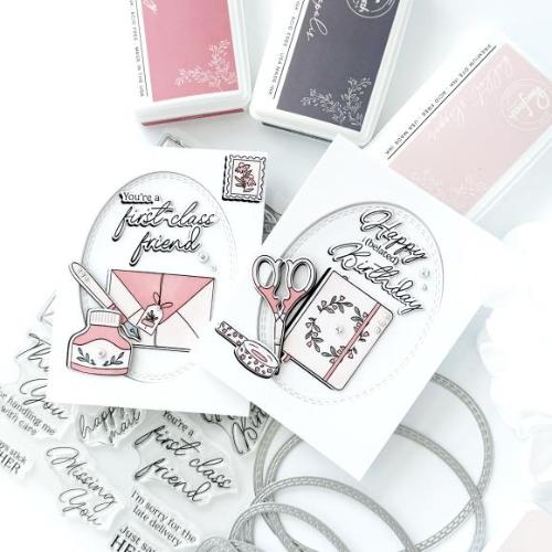 Pinkfresh Studio Classic Correspondence stamp