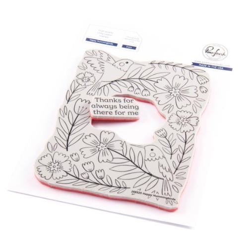 Pinkfresh Studio Happy Hummingbirds cling stamp