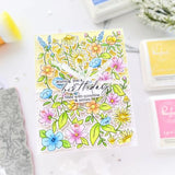 Pinkfresh Studio Garden Medley cling stamp