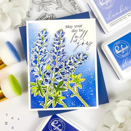 Pinkfresh Studio Bluebonnet Bliss stencil