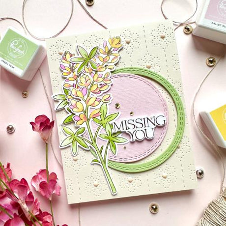 Pinkfresh Studio Bluebonnet Bliss stencil