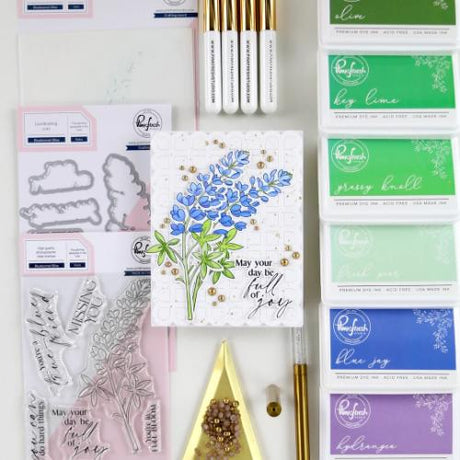 Pinkfresh Studio Bluebonnet Bliss stencil
