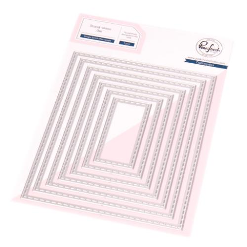 Pinkfresh Studio Essentials: Single Stitch Rectangle die