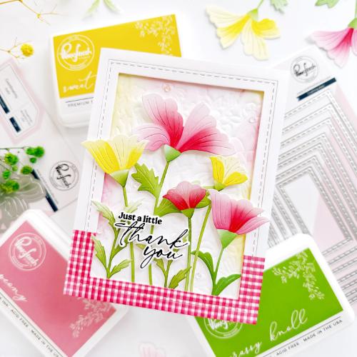 Pinkfresh Studio Petal Perfection stencil/Die Bundle