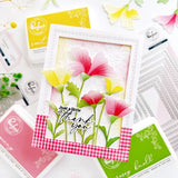 Pinkfresh Studio Petal Perfection stencil/Die Bundle