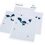 Pinkfresh Studio Petal Perfection stencil/Die Bundle