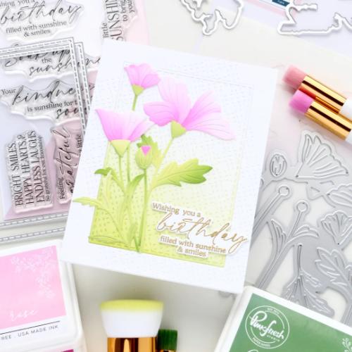 Pinkfresh Studio Sunshine & Smiles stamp / Die Bundle