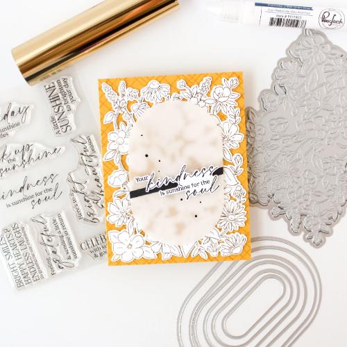 Pinkfresh Studio Sunshine & Smiles stamp / Die Bundle