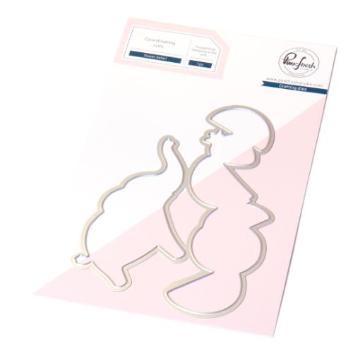 Pinkfresh Studio Sweet Safari stencil/Die Bundle