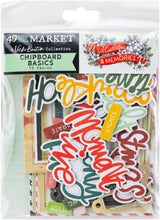 49 And Market Chipboard Set Basics, Mistletoe And Memories