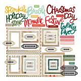 49 And Market Chipboard Set Basics, Mistletoe And Memories