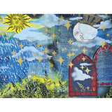 Sizzix Studio A5 Clear Stamp and Stencil Set By Mark Montano Weather Wonder