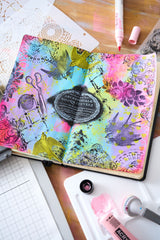 Sizzix Studio A5 Clear Stamp and Stencil Set By Mark Montano Stitches