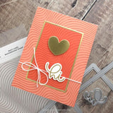 Concord & 9th Wavy Lines Background Stamp (6 x 6)