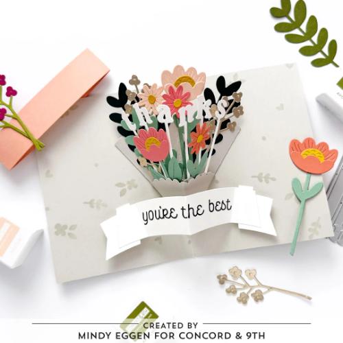 Concord & 9th Burst of Blooms Stamp Set (4 x 4)