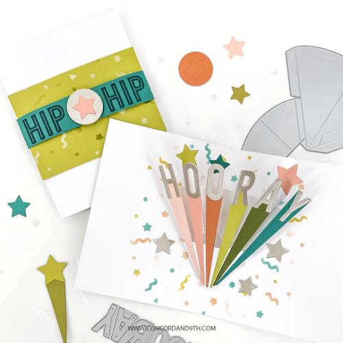 Concord & 9th Burst of Cheer Stamp Set (4 x 4)