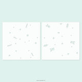 Concord & 9th Bursting Backgrounds Turnabout™ Stencil Pack (2 qty; 6 x 6)