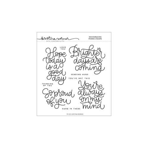 Concord & 9th Encouraging Words Stamp Set