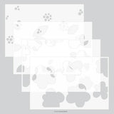 Concord & 9th Simple Flowers Stencil Pack