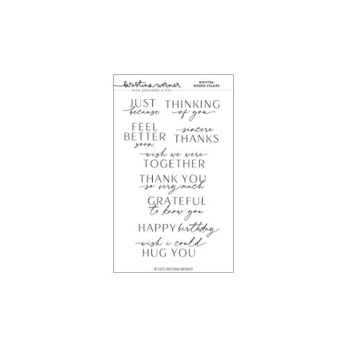 Concord & 9th Written Words Stamp Set