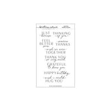 Concord & 9th Written Words Stamp Set