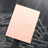 Concord & 9th Simple Dots Background Stamp