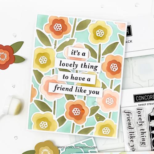 Concord & 9th Sweet Stems Stamp Set