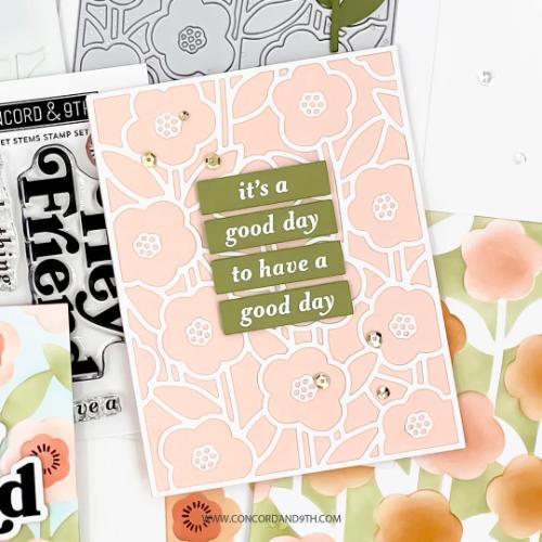 Concord & 9th Sweet Stems Stamp Set