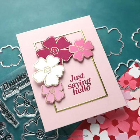 Concord & 9th Pretty Posies Stamp Set (4 x 6)
