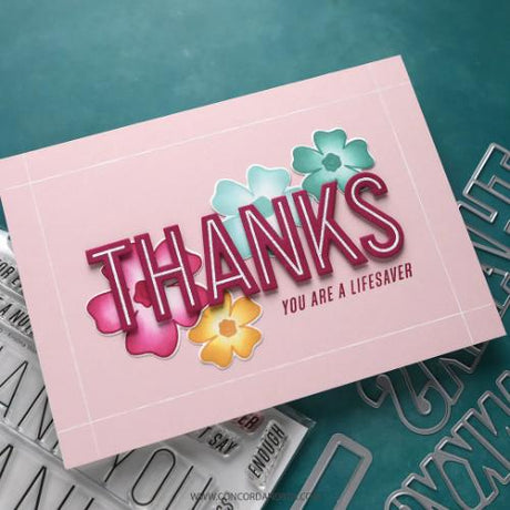 Concord & 9th Pretty Posies Stamp Set (4 x 6)