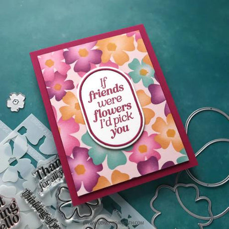 Concord & 9th Pretty Posies Stencil Pack (6 qty; 9 x 6)