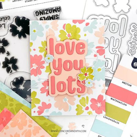 Concord & 9th Artisan Petals Turnabout Stamp Set (6 x 6)