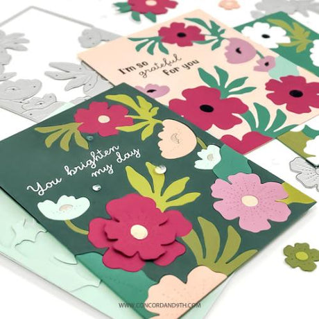 Concord & 9th Bright Blossoms Stamp Set (3 x 3)