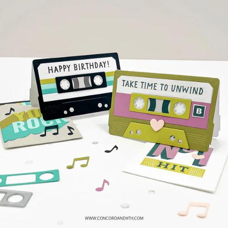 Concord & 9th Mix Tape Rewind Stamp Set (4 x 6)