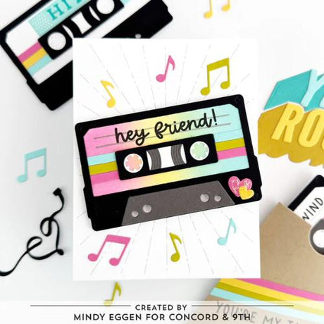Concord & 9th Mix Tape Rewind Stamp Set (4 x 6)