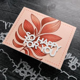 Concord & 9th Long Line Leaves Stamp Set (6 x 8)