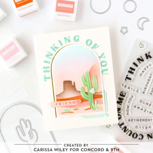 Concord & 9th Desertscape Stamp & Die Bundle