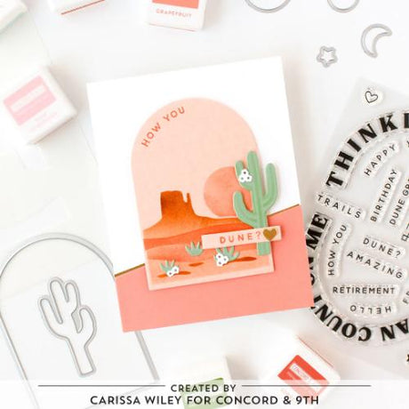 Concord & 9th Desertscape Stencil Pack