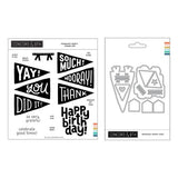 Concord & 9th Pennant Party Stamp and Die Bundle