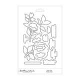 Concord & 9th Long Line Roses Stamp and Die Bundle