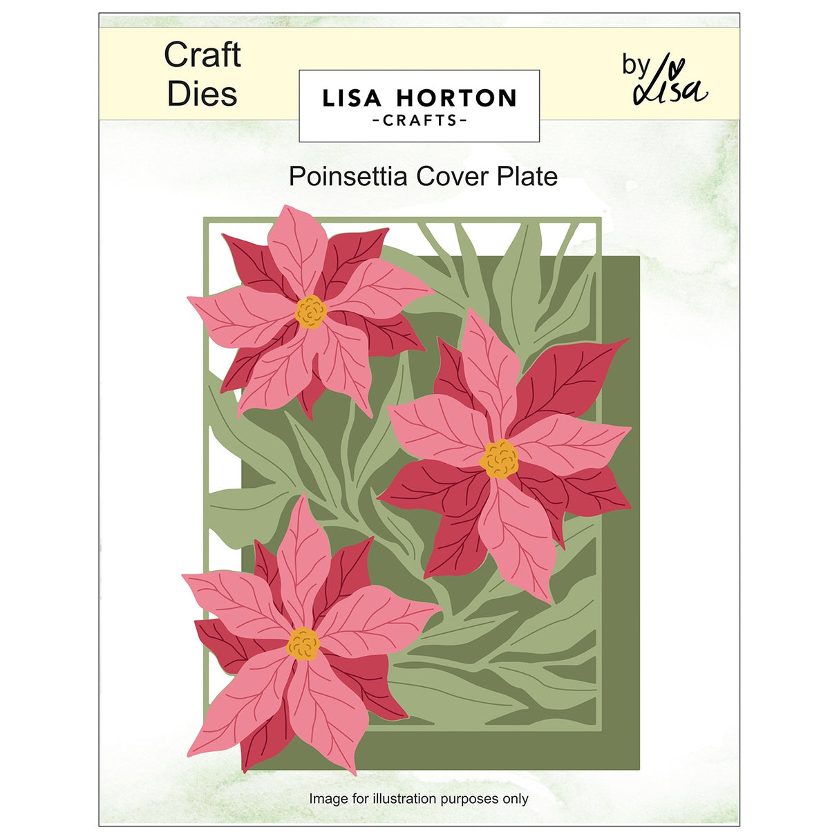 Lisa Horton Crafts Cover Plate Layering Dies Poinsettia