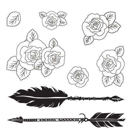 Sizzix Thinlits Die & Stamp Set By 49 & Market Forces Of Nature