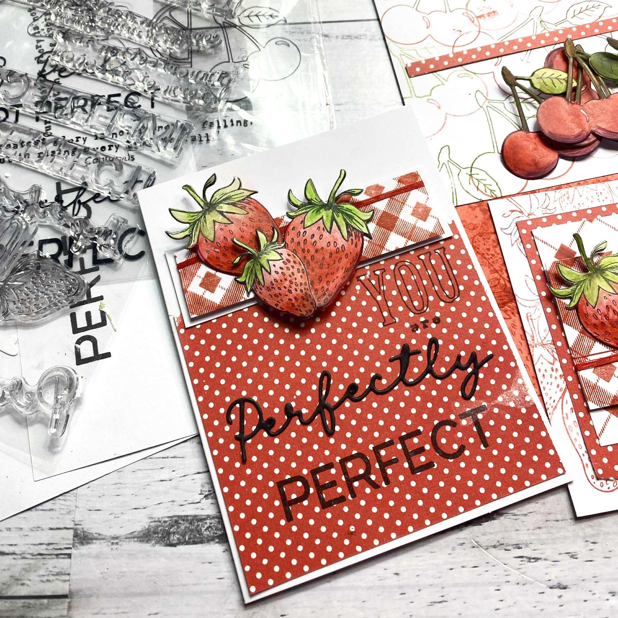 Sizzix Thinlits Die & A5 Stamp Set By 49 & Market Perfectly Imperfect